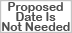 Proposed Date is Not Needed