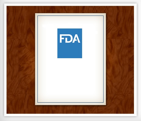 A cover letter with the FDA logo.