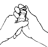 Figure 1 shows how to remove the cap from the vial of diluent