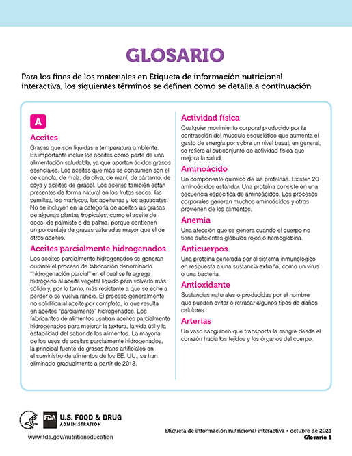 Glosario Fact Sheet thumbnail