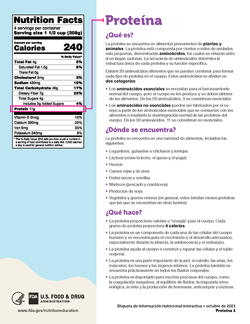 Proteína Fact Sheet thumbnail