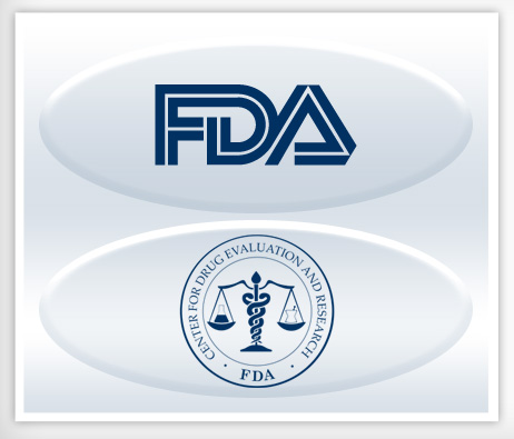 FDA and CDER logos.