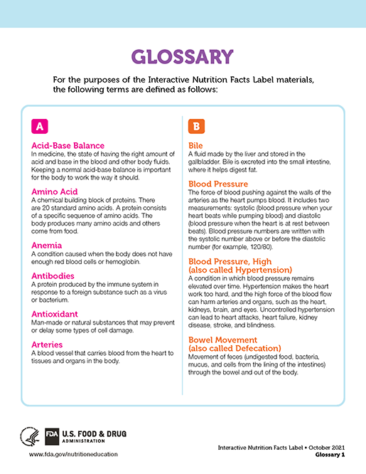 Glossary Fact Sheet thumbnail
