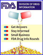 FDA/Division of Drug Information widget