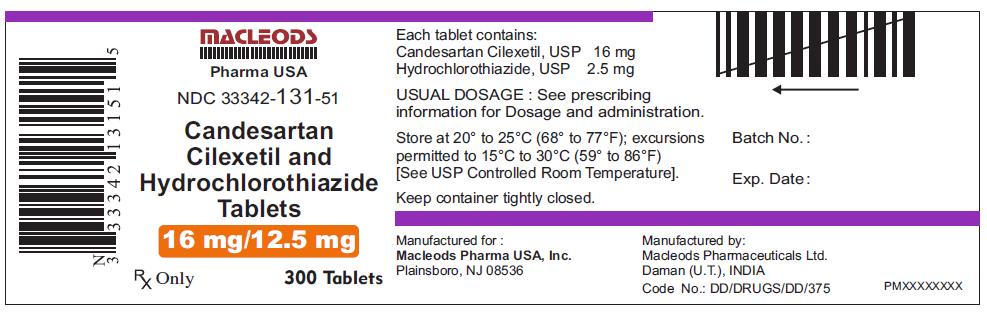 atacand plus 16mg/12.5mg side effects